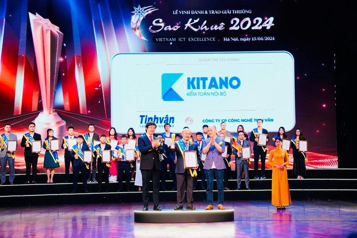 Phần mềm kiểm toán nội bộ đầu tiên của Việt Nam nhận giải thưởng Sao Khuê 2024