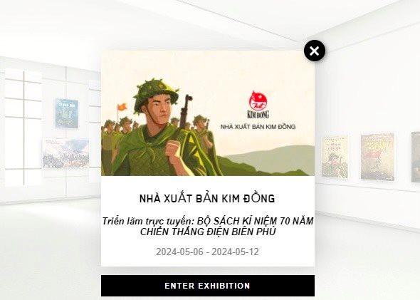 Khai trương 2 triển lãm sách trực tuyến kỷ niệm chiến thắng Điện Biên Phủ