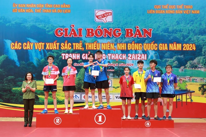 Bóng bàn CAND – T&T về nhất hoàn toàn với 14 huy chương vàng giải trẻ quốc gia