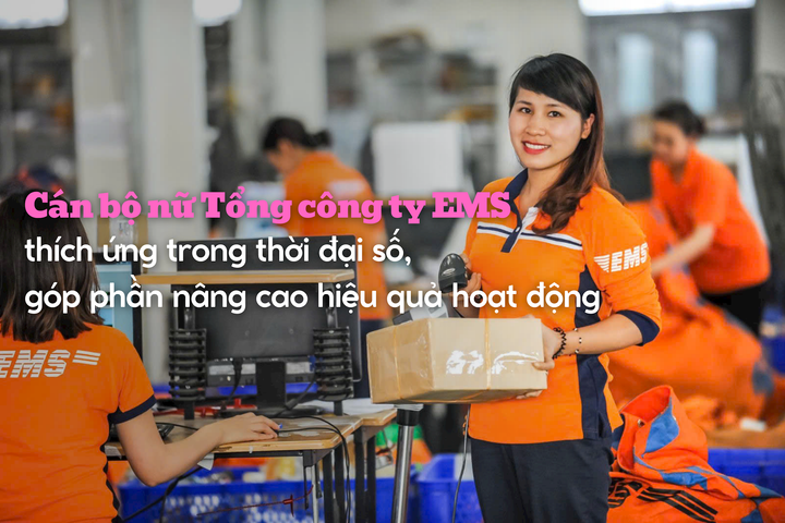 Cán bộ nữ Tổng công ty EMS thích ứng trong thời đại số, góp phần nâng cao hiệu quả công việc