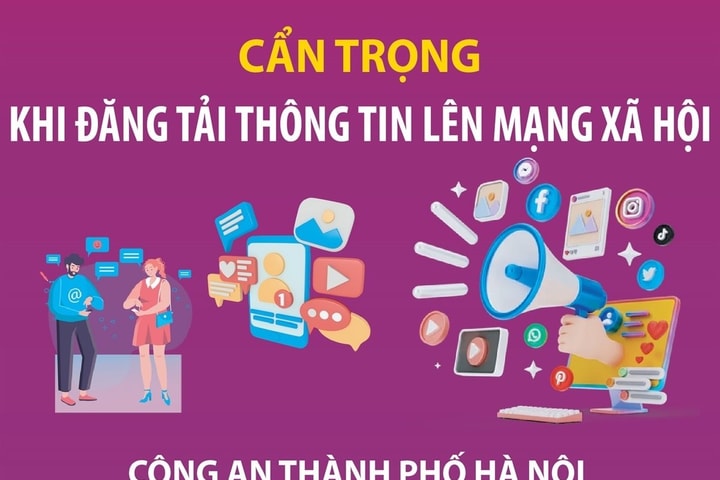 Cẩn trọng khi đăng tải thông tin lên mạng xã hội