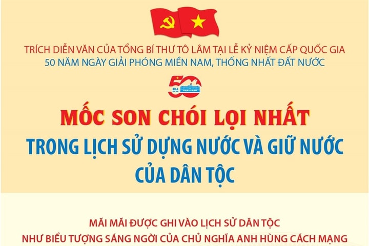 Mốc son chói lọi nhất trong lịch sử dựng nước và giữ nước của dân tộc