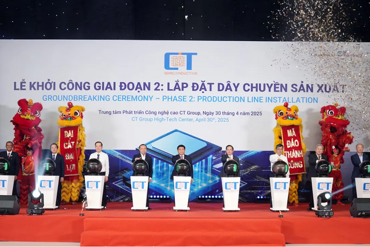 Khởi công nhà máy chip bán dẫn đầu tiên do người Việt Nam làm chủ công nghệ