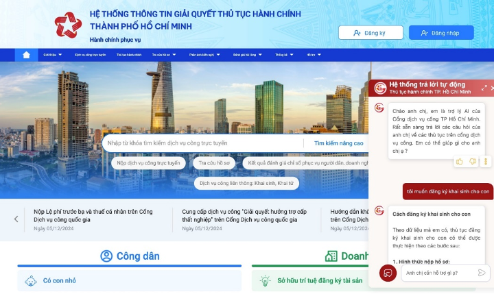 Trợ lý AI chuyên biệt hỗ trợ giải quyết thủ tục hành chính hiệu quả trong quá trình sắp xếp bộ máy