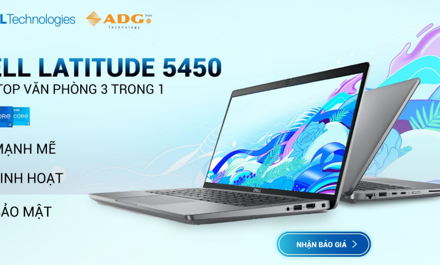 Dell Latitude 5450: Laptop kết hợp sức mạnh “kép” giữa hiệu suất và linh hoạt