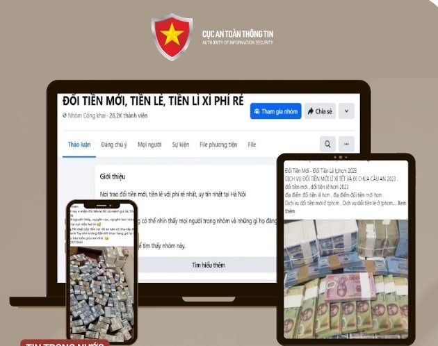 Cận Tết, cẩn thận "tiền mất, tật mang" khi đổi tiền mới trên mạng xã hội
