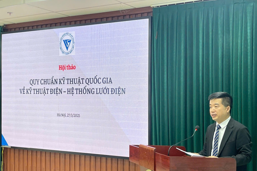 Xây dựng quy chuẩn kỹ thuật quốc gia về kỹ thuật điện