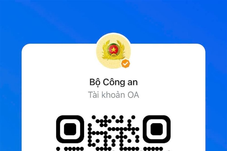 Bộ Công an ra mắt Trang thông tin trên nền tảng Zalo OA