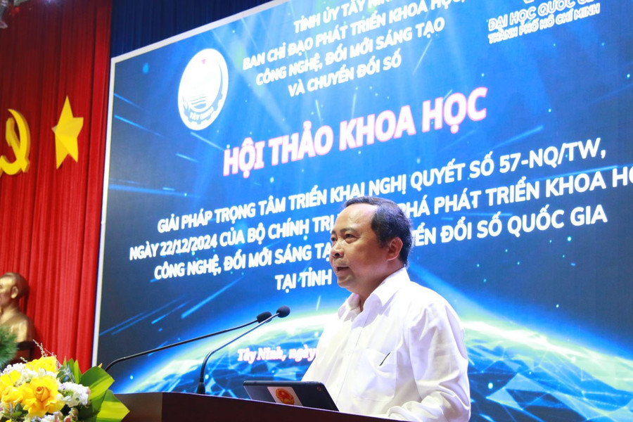 Tây Ninh: Nghị quyết số 57-NQ/TW đưa công nghệ chiến lược gắn với sản phẩm chủ lực của địa phương