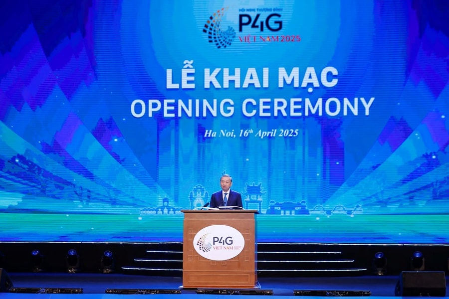 Tổng Bí thư Tô Lâm phát biểu thông điệp chính sách tại Hội nghị P4G Việt Nam 2025