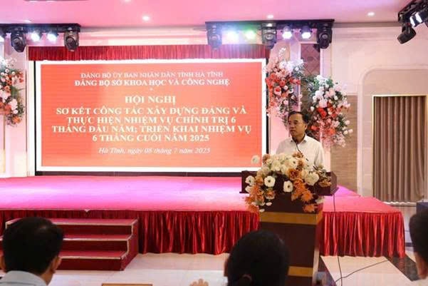 Hà Tĩnh củng cố công tác Đảng, đẩy mạnh nhiệm vụ khoa học và công nghệ 6 tháng cuối năm