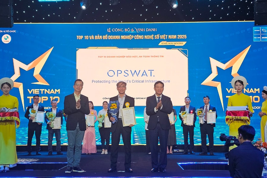 OPSWAT Việt Nam được vinh danh nhờ khả năng bảo vệ hạ tầng trọng yếu
