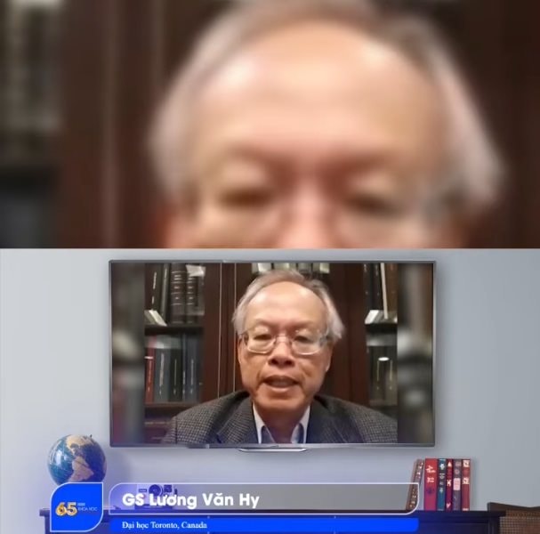 Giáo sư Lương Văn Hy - Đại học Toronto chúc mừng ấn phẩm tiếng Anh của Tạp chí đối với ngành KHXH&NV