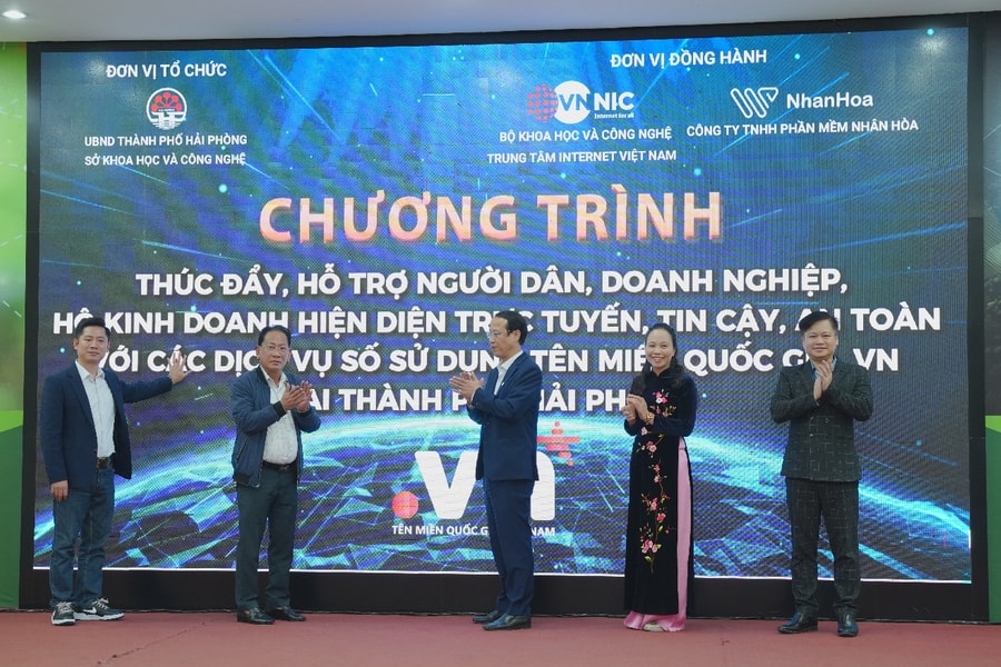 Hải Phòng hướng tới xã hội số toàn diện với “Hiện diện trực tuyến tin cậy, an toàn với tên miền .vn”