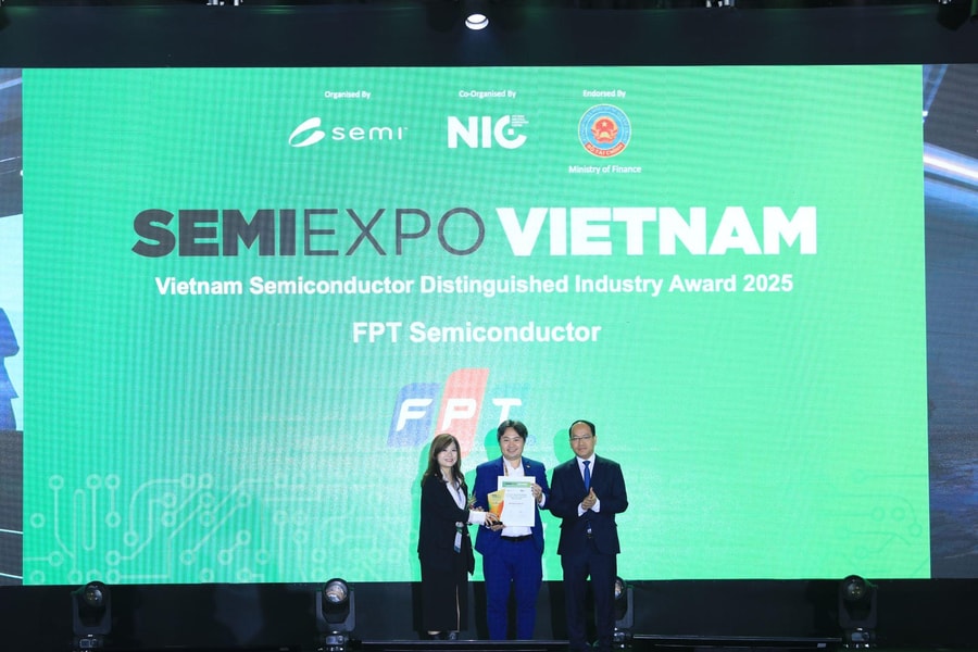 FPT khẳng định vị thế tiên phong với hệ sinh thái chip Việt vươn tầm thế giới tại SemiExpo Vietnam 2025 ‏