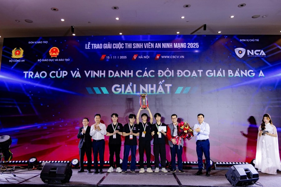 Học viện Công nghệ BCVT vô địch cuộc thi Sinh viên An ninh mạng