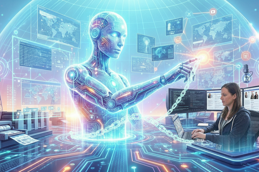 Nhà báo - lập trình viên: Mô hình nhân sự lai trong phòng tin hiện đại