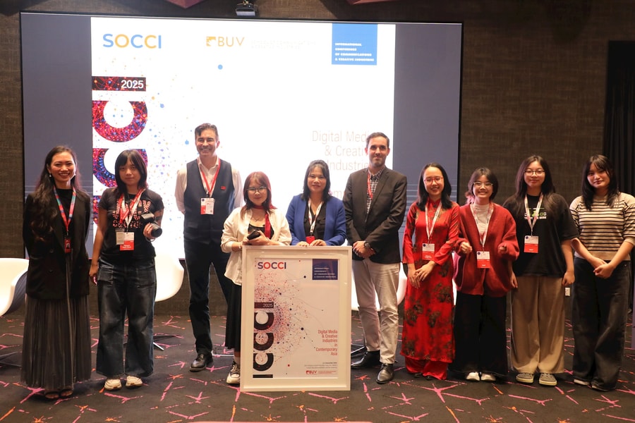 Sân chơi tri thức tại ICCCI 2025 (BUV): Khi truyền thông, văn hóa và nghiên cứu trẻ hội tụ