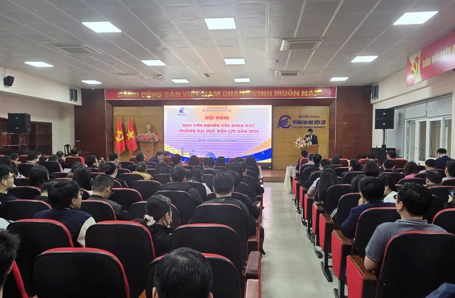 Hội nghị sinh viên nghiên cứu khoa học Trường Đại học Điện lực năm 2025