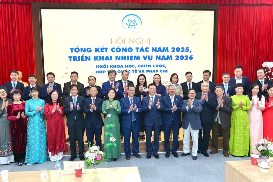 Hội nghị tổng kết công tác năm 2025, triển khai nhiệm vụ năm 2026 - Khối Khoa học, Chiến lược, Hợp tác quốc tế và Pháp chế