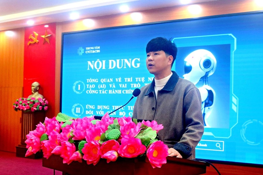 Phú Thọ tập huấn quản trị các hệ thống thông tin, triển khai ứng dụng trí tuệ nhân tạo