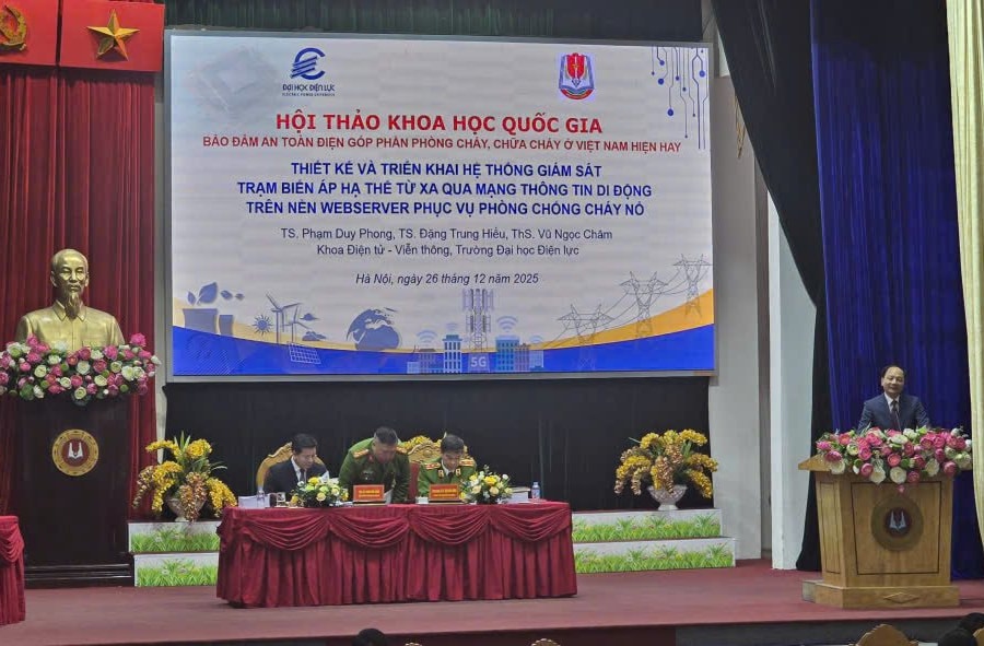 Đẩy mạnh ứng dụng thành tựu công nghệ trong bảo đảm an toàn điện, góp phần nâng cao hiệu quả phòng cháy, chữa cháy