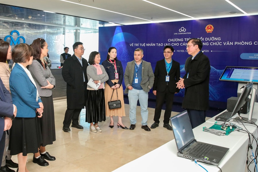 Tập huấn về trí tuệ nhân tạo cho cán bộ Văn phòng Chính phủ