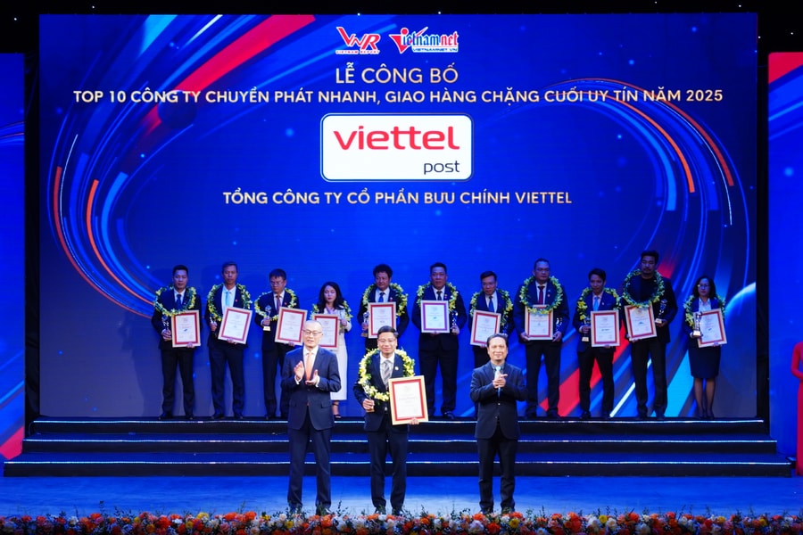 Viettel Post lọt Top 10 công ty logistics uy tín 2025