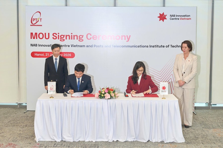Ký kết MOU giữa NAB Innovation Centre Vietnam và PTIT: Thúc đẩy phát triển nguồn nhân lực công nghệ trong kỷ nguyên số