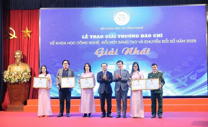 22 tác phẩm đoạt Giải thưởng báo chí về khoa học, công nghệ, đổi mới sáng tạo và chuyển đổi số năm 2025