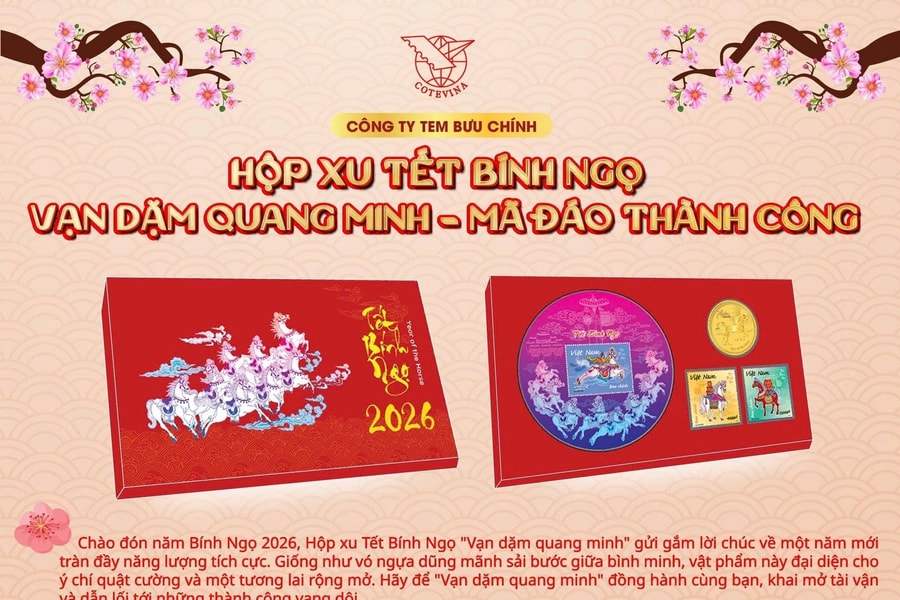 Chào đón Xuân Bính Ngọ 2026 với đồng xu “Nhật Mã Phi Vân”