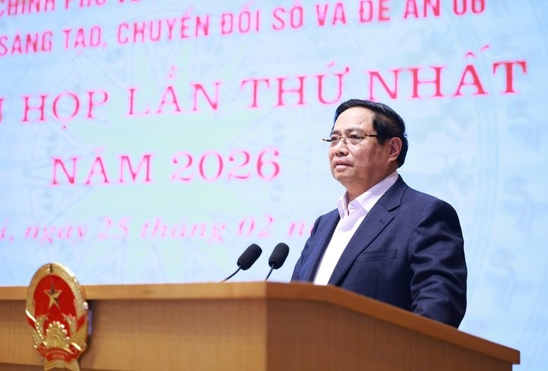 Thủ tướng Phạm Minh Chính: Năm 2026 bứt phá kinh tế số, lấy dữ liệu và AI làm trụ cột phát triển mới