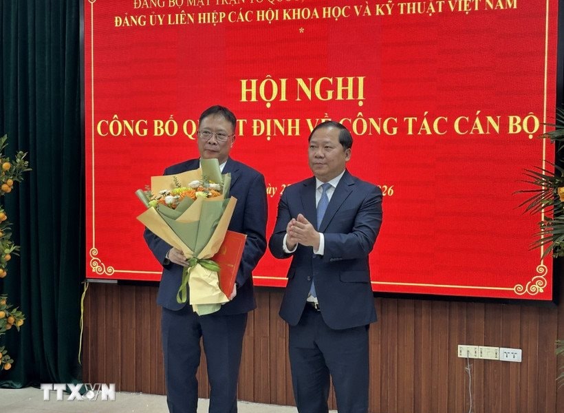 GS.VS. Châu Văn Minh làm Bí thư Đảng ủy Liên hiệp các hội Khoa học và Kỹ thuật Việt Nam