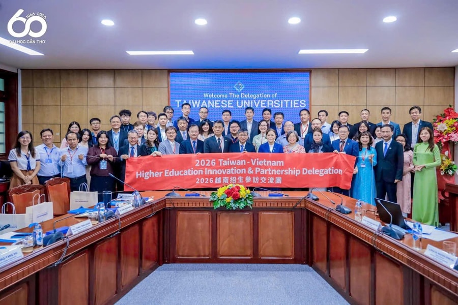 Đại học Cần Thơ hợp tác với 21 cơ sở giáo dục đại học Đài Loan (Trung Quốc)