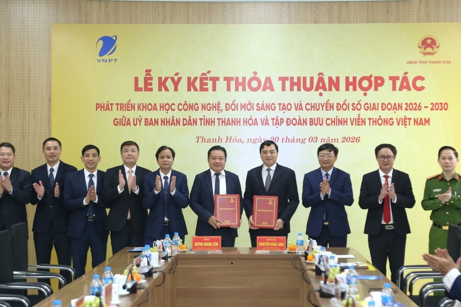 UBND tỉnh Thanh Hoá và VNPT ký kết thoả thuận hợp tác và chính thức vận hành trung tâm IOC