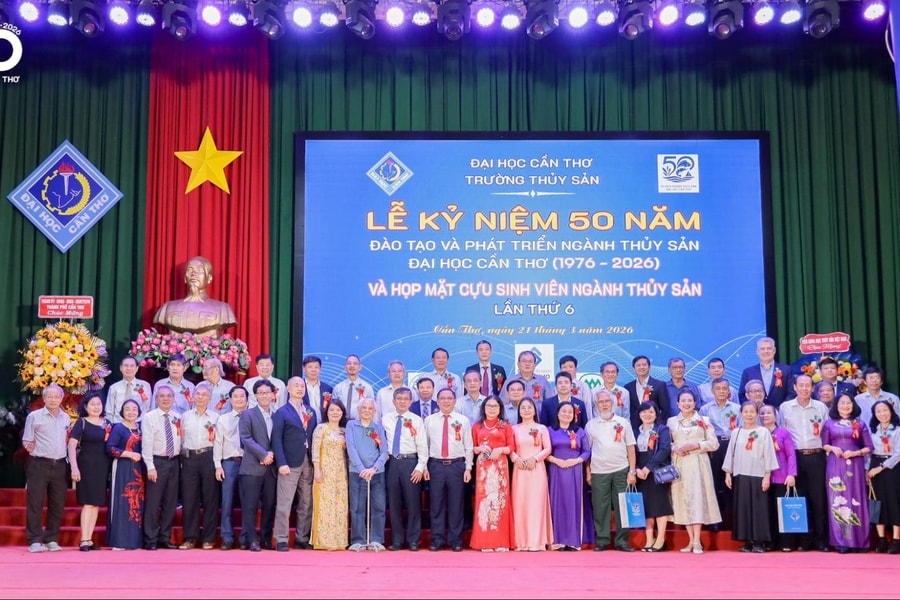 Đại học Cần Thơ: Kỷ niệm 50 năm đào tạo và phát triển ngành thủy sản