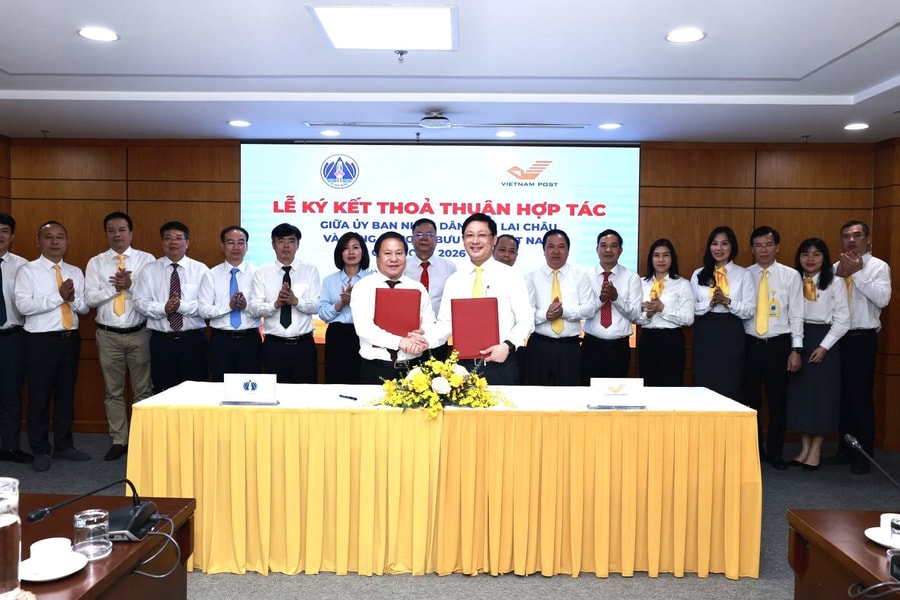 Lai Châu và Tổng công ty Bưu điện Việt Nam ký kết hợp tác chiến lược giai đoạn 2026-2030