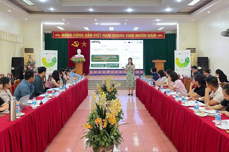 Triển khai dự án thúc đẩy mô hình kinh doanh xanh do phụ nữ làm chủ tại Cao Bằng