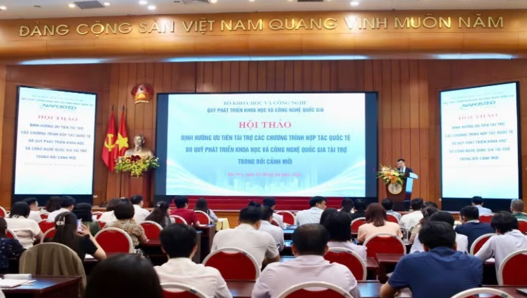 Định hướng ưu tiên tài trợ các chương trình hợp tác quốc tế do Quỹ NAFOSTED tài trợ trong bối cảnh mới