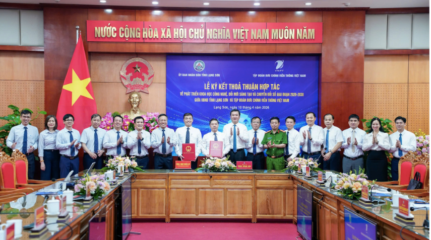 VNPT đồng hành cùng Lạng Sơn thúc đẩy chuyển đổi số giai đoạn 2026 - 2030