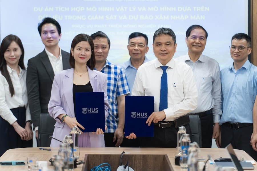 Ứng dụng AI trong dự báo sớm xâm nhập mặn tại Đồng bằng sông Hồng