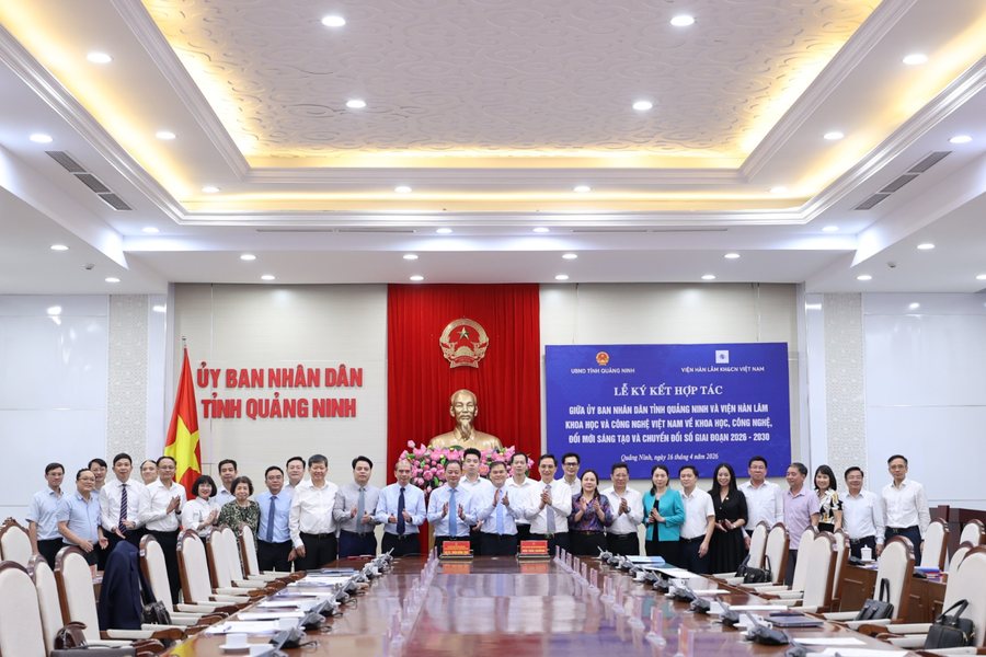 Từ tài nguyên sang tri thức: Quảng Ninh hợp tác Viện Hàn lâm KH&CN Việt Nam