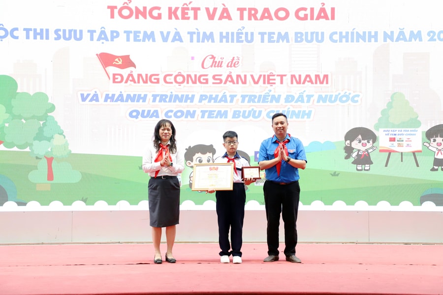 Học sinh Đồng Tháp đạt giải đặc biệt cuộc thi Sưu tập và tìm hiểu tem bưu chính 2026