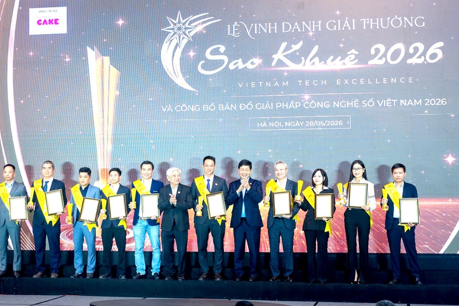 Giải thưởng Sao Khuê 2026 vinh danh 123 nền tảng, dịch vụ và giải pháp số xuất sắc