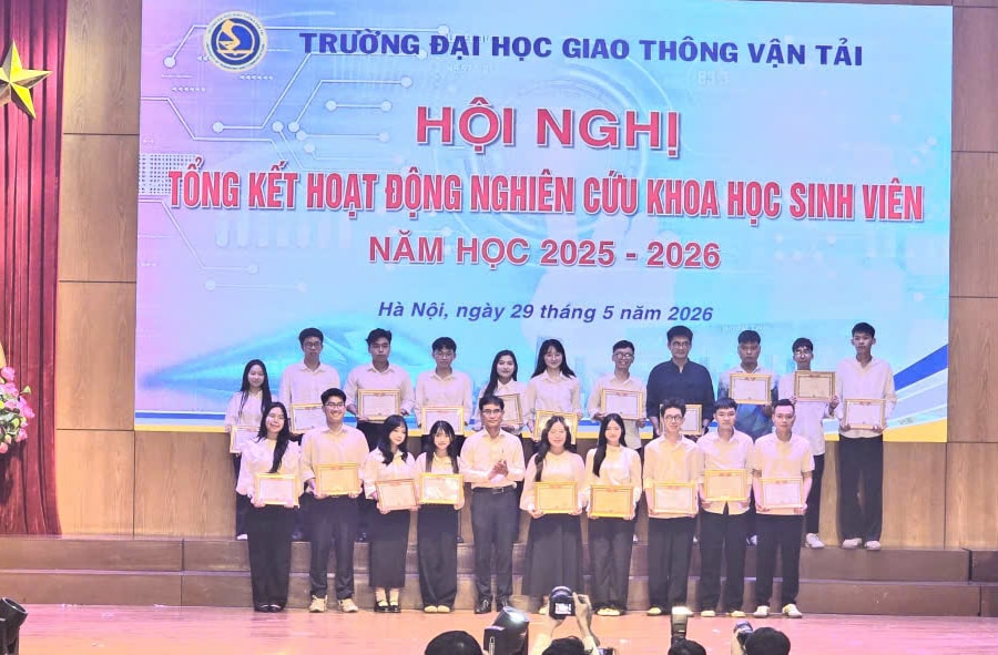 Trường Đại học Giao thông Vận tải: Tổng kết hoạt động nghiên cứu khoa học của sinh viên năm học 2025 - 2026