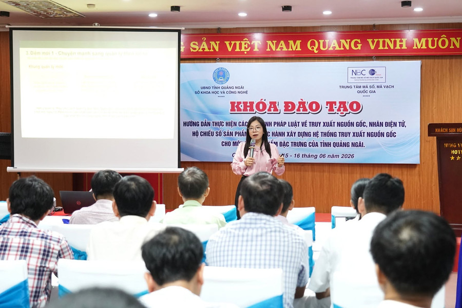 Xây dựng hệ thống truy xuất nguồn gốc cho một số sản phẩm đặc trưng của Quảng Ngãi