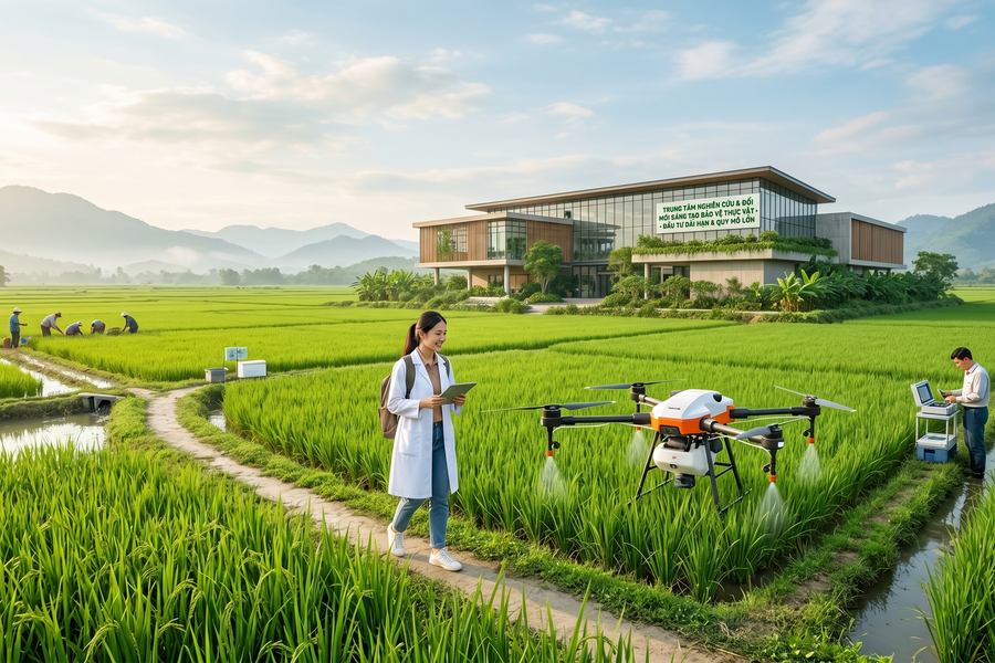 Đổi mới sáng tạo trong lĩnh vực bảo vệ thực vật ngày càng đòi hỏi đầu tư dài hạn và quy mô lớn