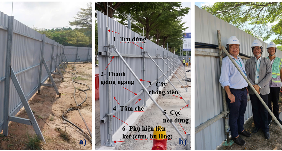 Ứng dụng kinh tế tuần hoàn cho hạng mục tạm trong xây dựng: Nghiên cứu trường hợp hệ hàng rào công trường mô-đun tái sử dụng