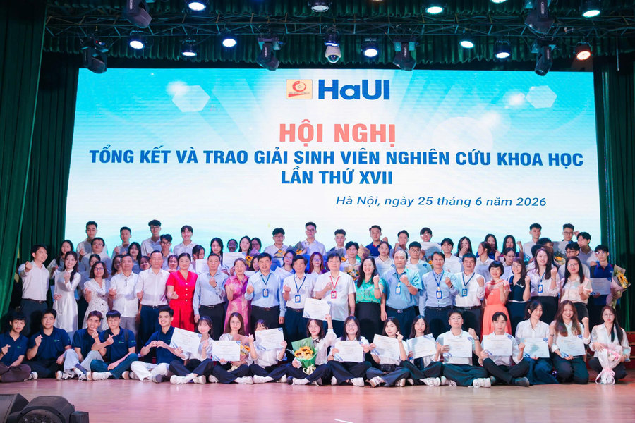 Nhiều công bố nghiên cứu của sinh viên ĐH Công nghiệp Hà Nội tiệm cận quốc tế