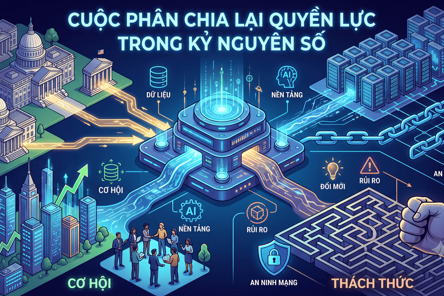 Cuộc phân chia lại quyền lực trong kỷ nguyên số